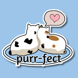 Pegatina Impermeable Purr-fect