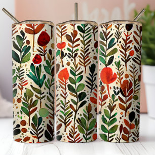 Pegatina Impresión botánica brillante personalizada