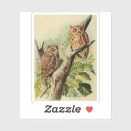 Pegatina Impresión de búho