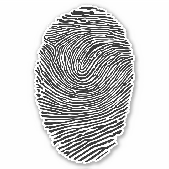 Pegatina Impresión de dedo de zumbido (Anverso)