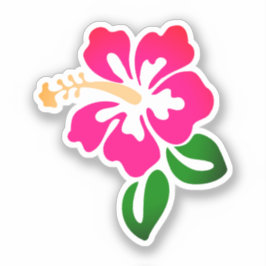 Pegatina Impresión hawaiana