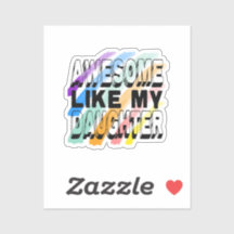 Impresionante como mi hija, colorida familia diver