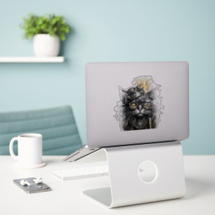 Pegatina Impresionante gato steampunk 