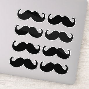 Pegatina Impresiones de conjunto de bigote