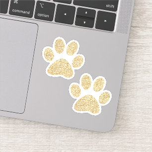 Pegatina Impresiones de pintura Purpurina Gold