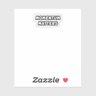 Pegatina Impulso de acción de progreso de Momentum Matters