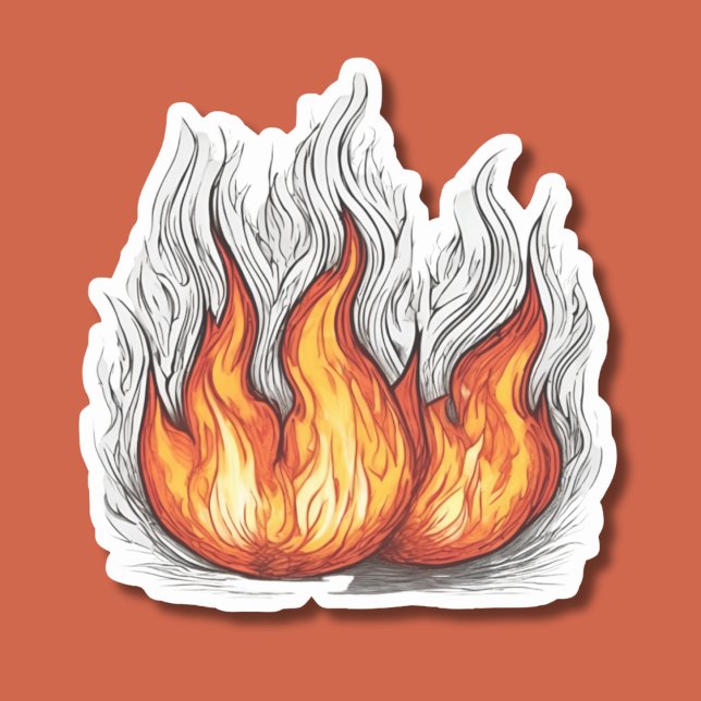 Pegatina Incendio impermeable (Subido por el creador)