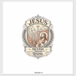 Pegatina Incienso de Jesús Oración Ascendente Incienso de J