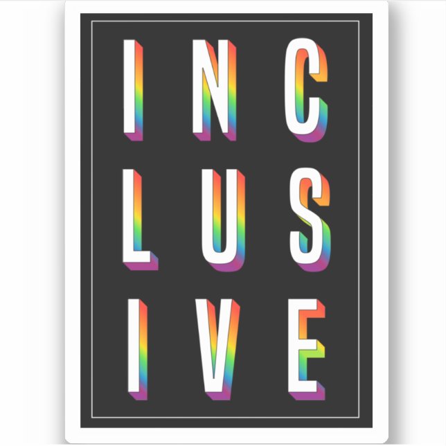 PEGATINA INCLUSIVA (Anverso)