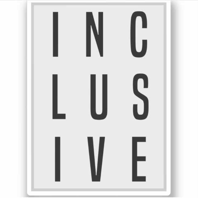 PEGATINA INCLUSIVA (Anverso)