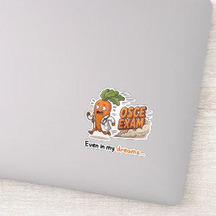 Pegatina Incluso en mis sueños Funny Dr Carrot Estudiante d