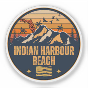 Pegatina Indian Harbour Beach, Florida 