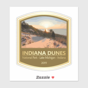 Pegatina Indiana Dunes NP (PF1)