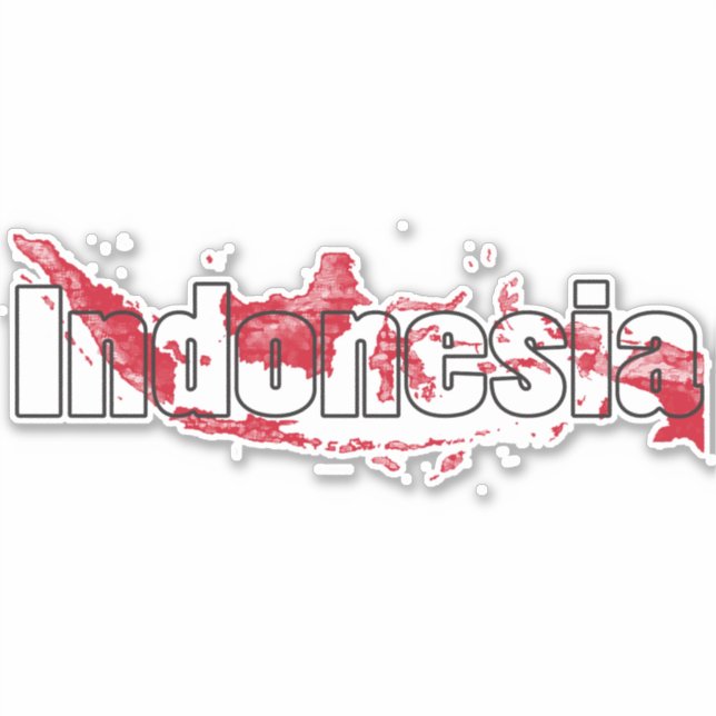 Pegatina Indonesia (Anverso)