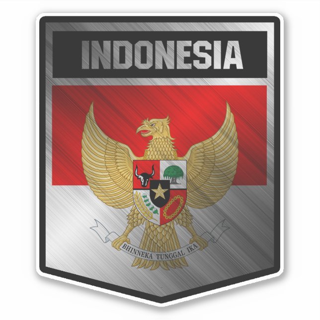 Pegatina Indonesia (Anverso)