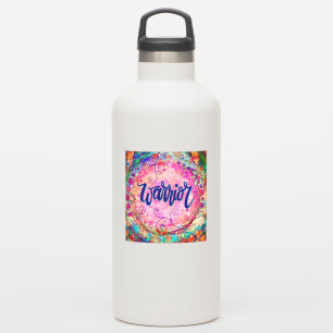 Pegatina Inespiritualidad del Warrior Pink Floral