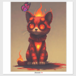 Pegatina Inferno Kitty