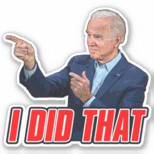 Pegatina Inflación de Biden anti Biden Pro triunfo 2024