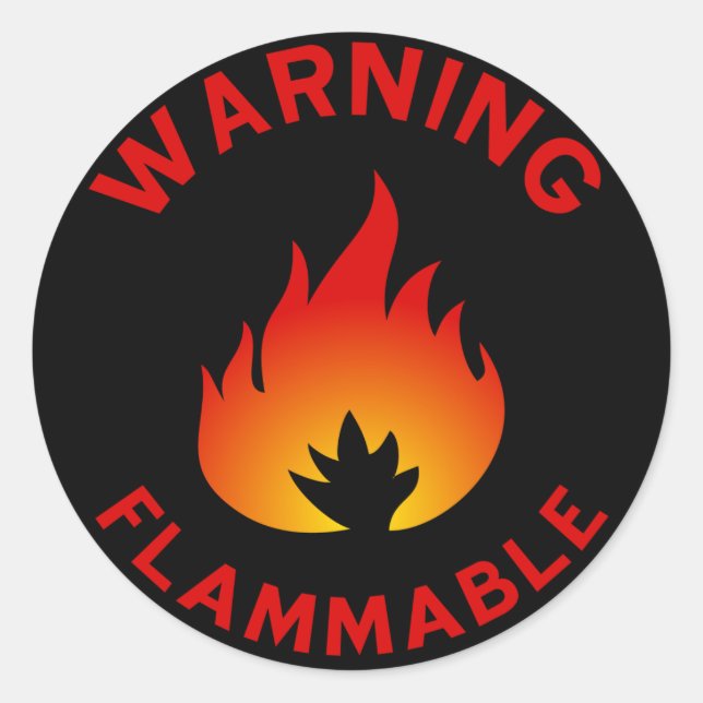 Pegatina inflamable (Anverso)