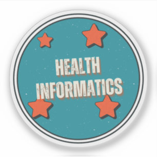 Pegatina Informática de la salud