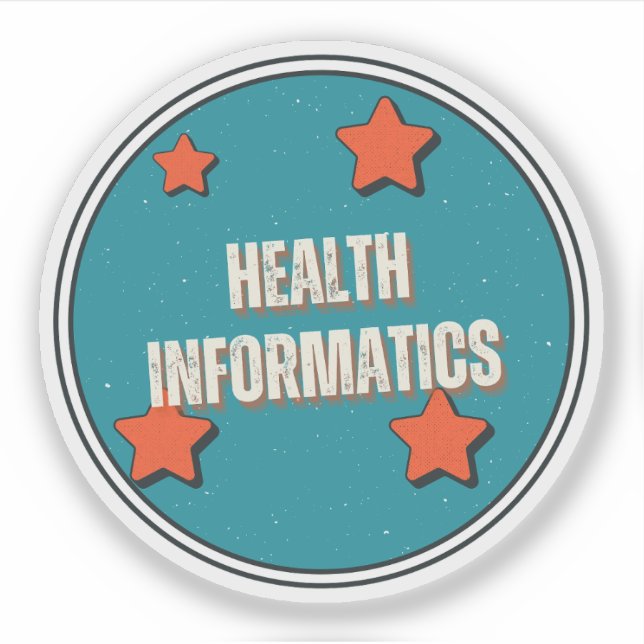 Pegatina Informática de la salud (Anverso)
