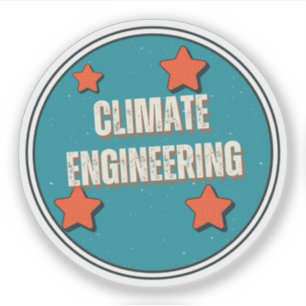 Pegatina Ingeniería climática