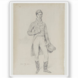 Pegatina Ingres - Retrato de Lord Grantham