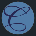 Pegatina inicial de C<br><div class="desc">Etiqueta de monograma C</div>