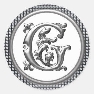 Pegatina inicial de la ronda G en plata