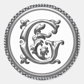 Pegatina inicial de la ronda G en plata