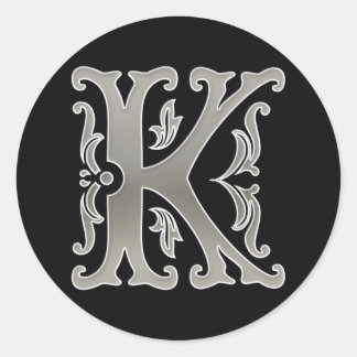 Pegatina inicial de la ronda K en plata