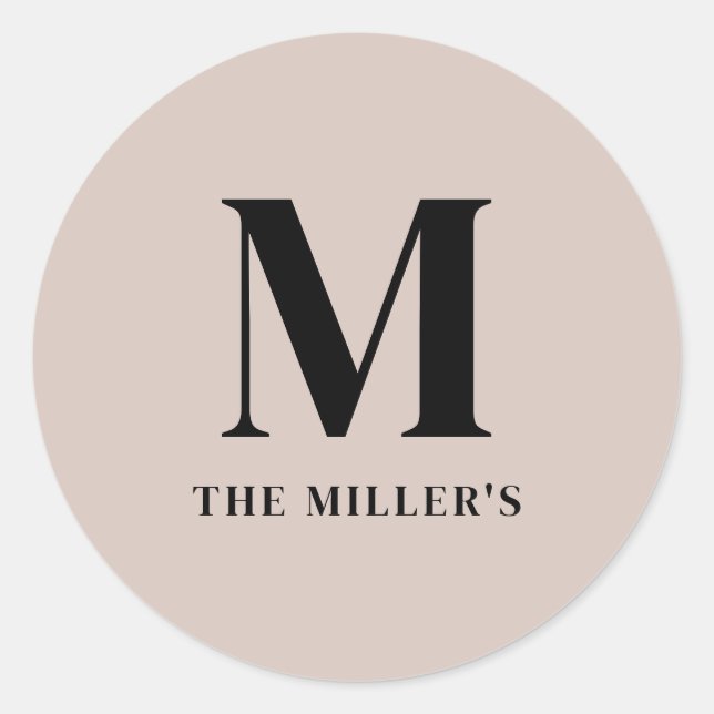 Pegatina inicial limpio y moderno (Anverso)