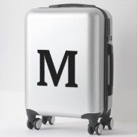 Iniciales de monograma negro personalizadas con co