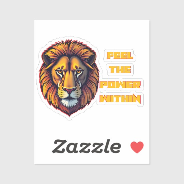 Pegatina  Inner Strength Unleashed (Hoja)