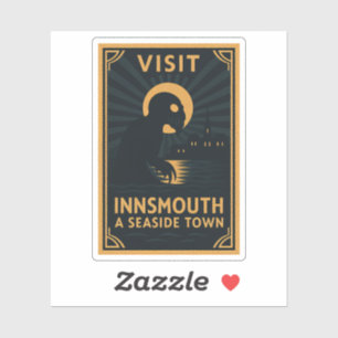 Pegatina Innsmouth by Moonlight - Un viaje al estilo Art De
