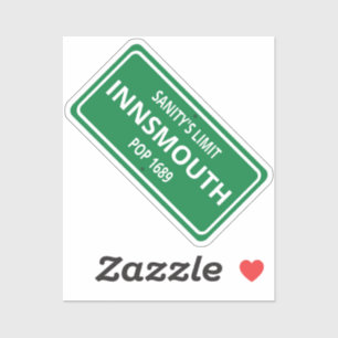 Pegatina Innsmouth Street Rótulo Lovecraft