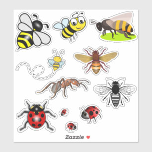 Pegatina Insect Decal Sheets