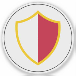 Pegatina Insignia colonial de Malta (c. 1898 - 1943)