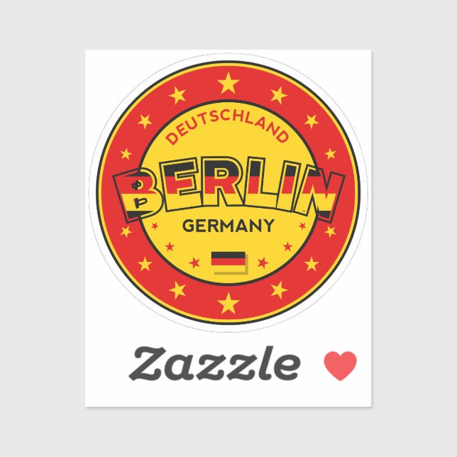 Pegatina Insignia de Berlín (Hoja)