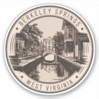 Insignia de Ilustracion de Berkeley Springs West V