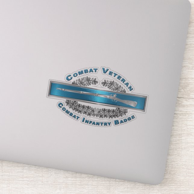 Pegatina Insignia de infantería de combate a veteranos de C (Detalle)