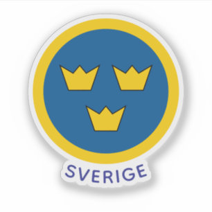 Pegatina Insignia de Suecia