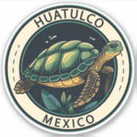 Insignia de tortuga de Huatulco México