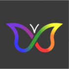 Insignia del botón de neurodiversidad mariposa del