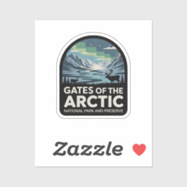 Pegatina Insignia del Parque Nacional Gates of the Arctic