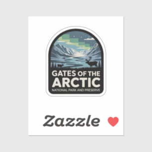 Pegatina Insignia del Parque Nacional Gates of the Arctic