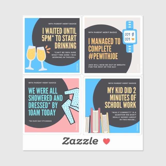 Pegatina Insignias de mérito padre (Hoja)