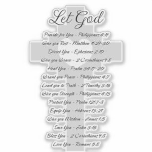 Pegatina Inspiración de las escrituras de Dios