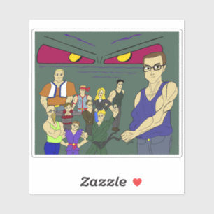 Pegatina inspirado en el anime de compañeros de clase