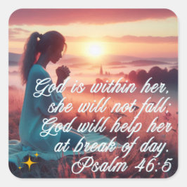 pegatina "inspirador de fe"